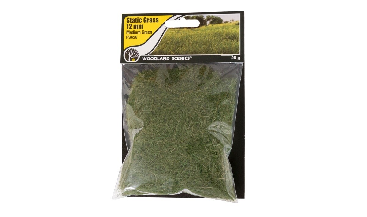 Static Grass Medium Green 12MM