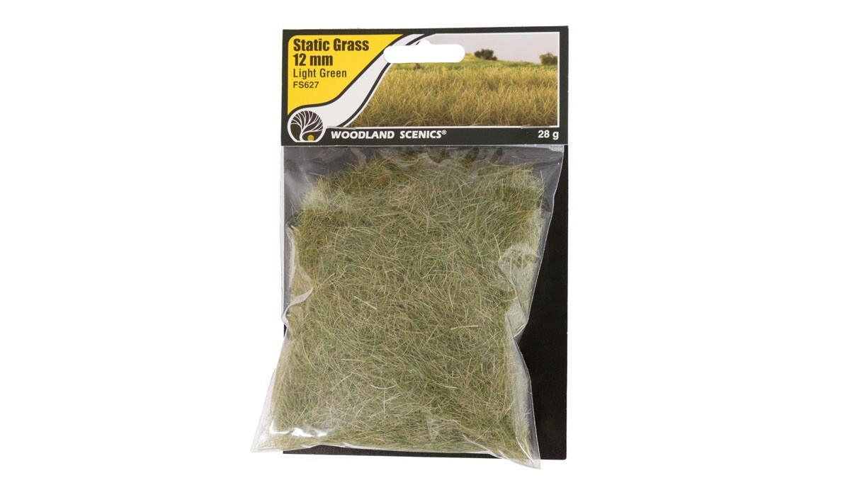 Static Grass Light Green 12MM
