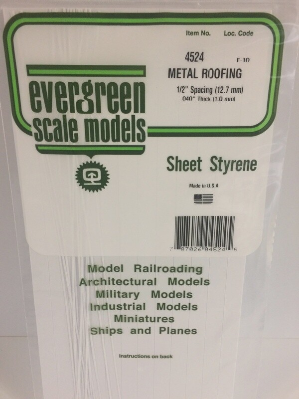 4524 - OPAQUE WHITE POLYSTYRENE STANDING SEAM ROOFING