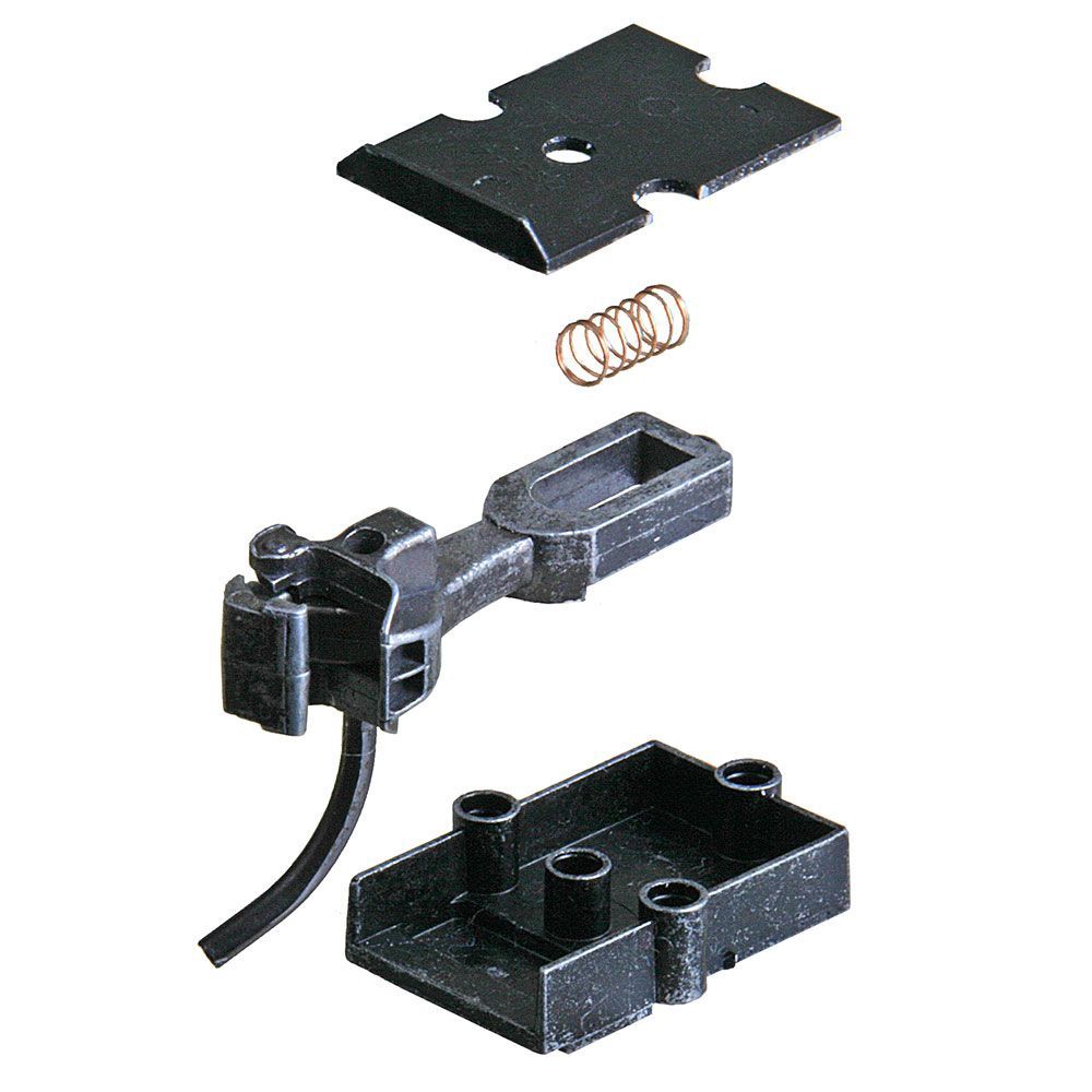 #740 O Scale Type E Medium Centerset Metal Couplers with Metal Gearboxes