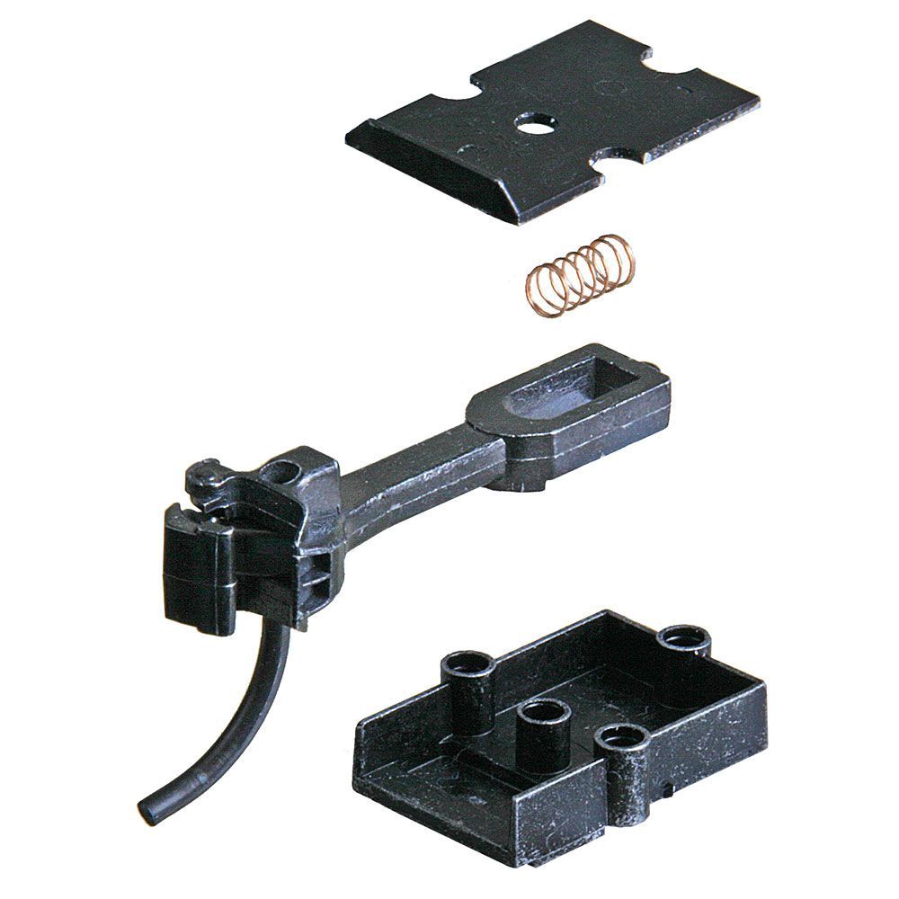 #746 O Scale Type E Long Centerset Metal Couplers with Plastic Gearboxes