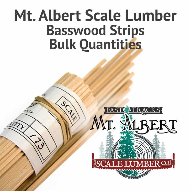 HO SCALE STRIPWOOD, 2X10 16 INCHES LONG. BULK QUANTITIES
