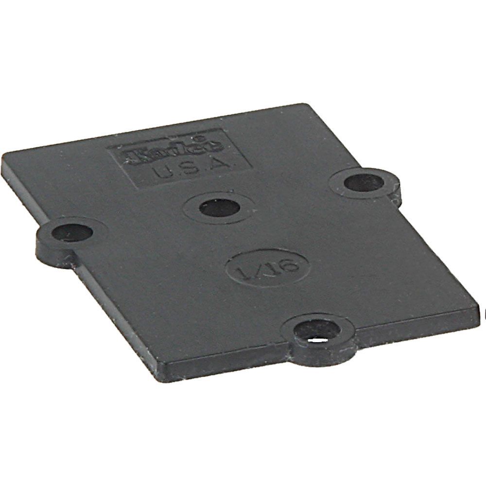 G Scale Shims for #830 Gearbox 1/16&quot; &amp; 1/32&quot; - Black