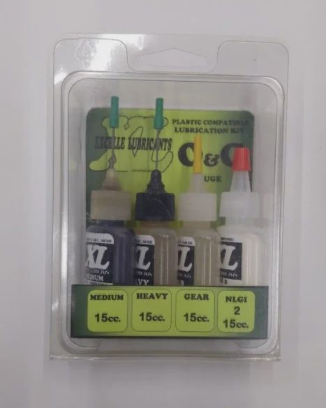 XL Lube Kit for O &amp; G Scales Medium Heavy Gear &amp; NLGI Grease 2
