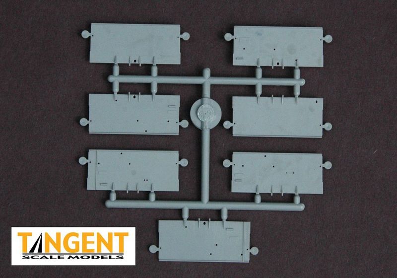 Part Sprue – PS-2CD 4750 End vertical slope sheets