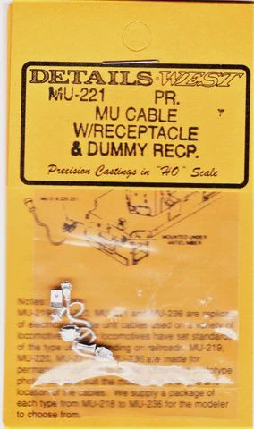 MU Cables Dummy Receptacle pkg (2)