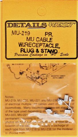 MU Cables Receptacle Single-Plug &amp; Stand HO