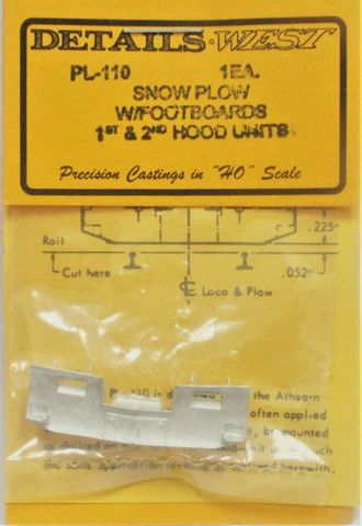 1st &amp; 2nd Generation Snow Plow With Footboards HO