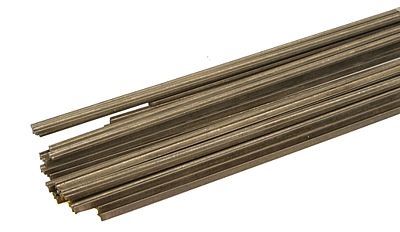 Weathered Nickel Rail 3&#39; Long Pieces Code 55 Pkg 33
