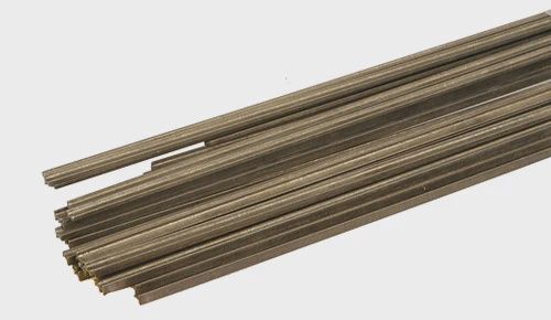 Code 83 Nickel Silver Rail -- Weathered 3&#39; pkg(33)