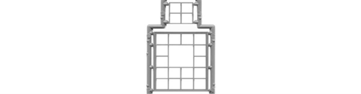 20 PANE INDUSTRIAL WINDOW  O
