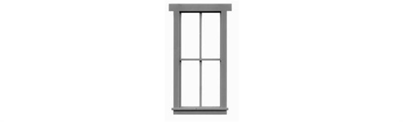 2/2 DOUBLE HUNG WINDOW O