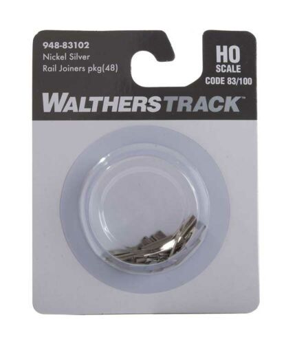Code 83 or 100 Nickel-Silver Rail Joiners pkg(48)