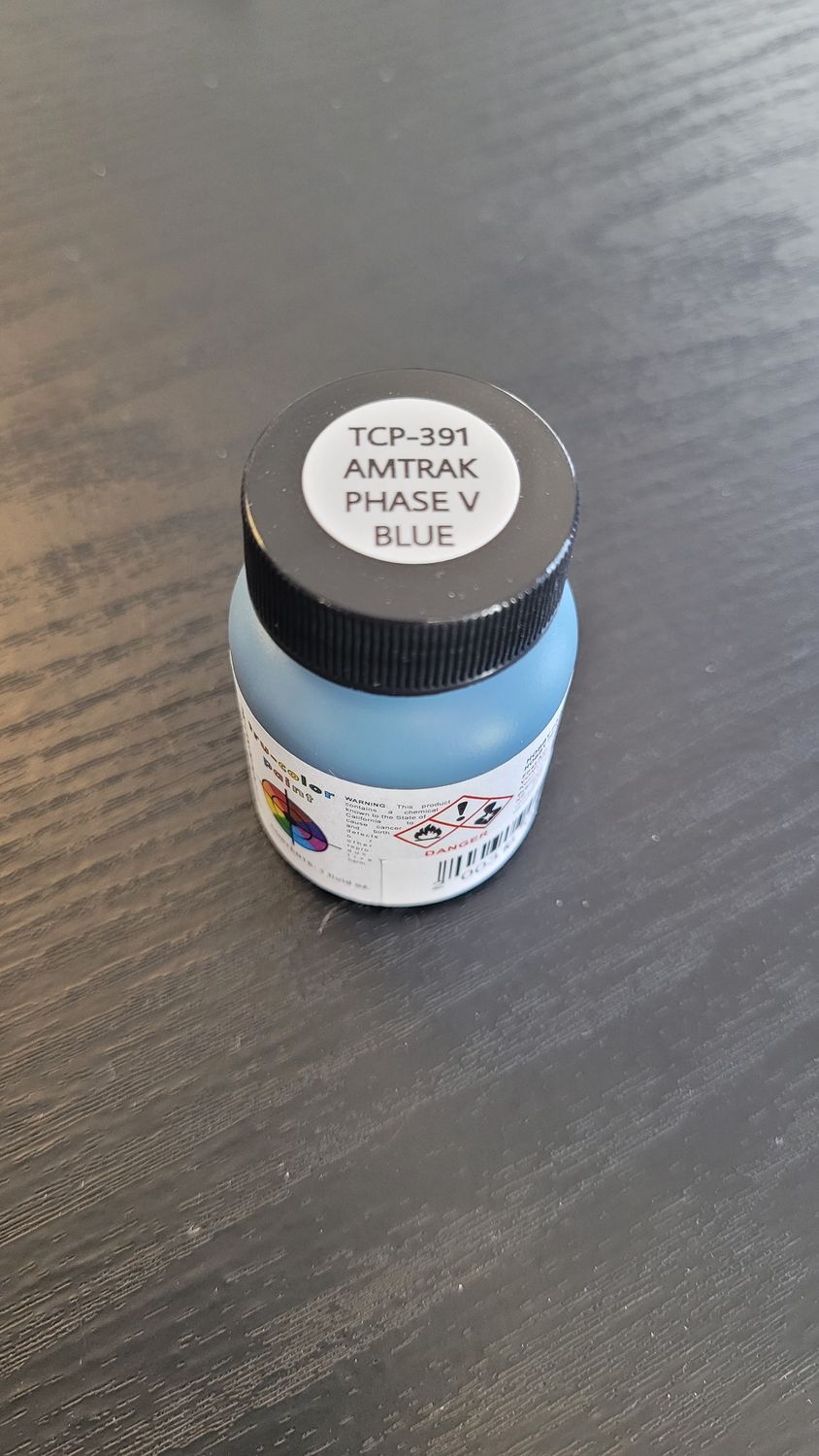 Amtrak Phase V Blue, 1 Ounce