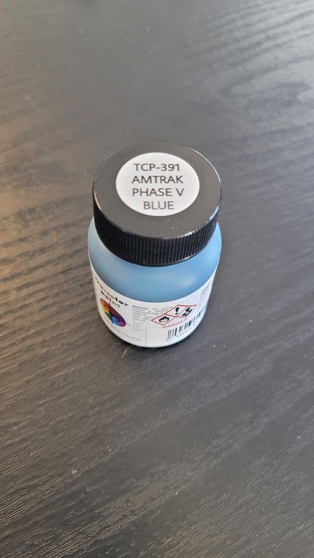 Amtrak Phase V Blue, 1 Ounce