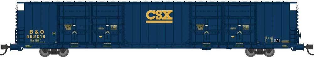 Pullman-Standard 86&#39; Quad Door Auto Parts Boxcar CSX-B&amp;O #492007