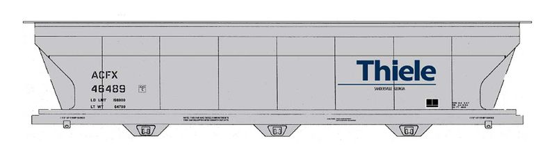 ACF 4650 Cubic Ft. 3-Bay Hopper ACFX #46489