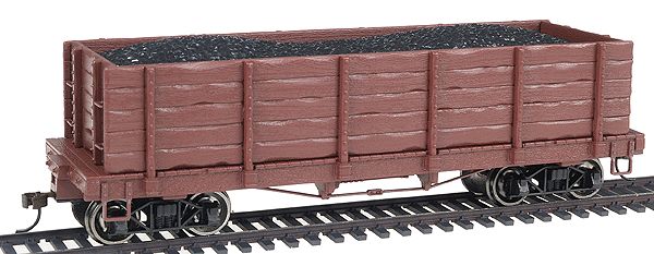 High Side Gondola w/Load Painted, Unlettered (brown)