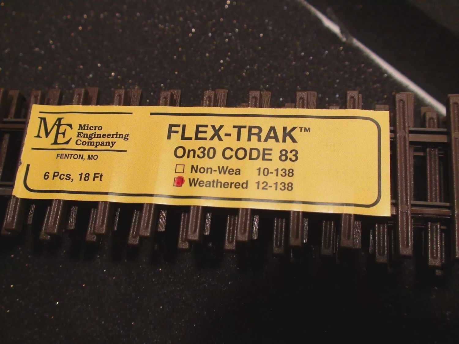 Code 83 Weathered Flex-track On30