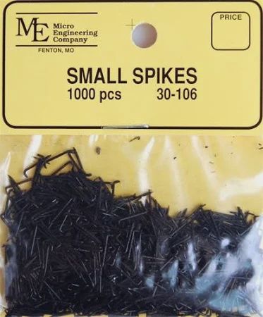 Blackened Metal Spikes Small 1/4&quot; Long