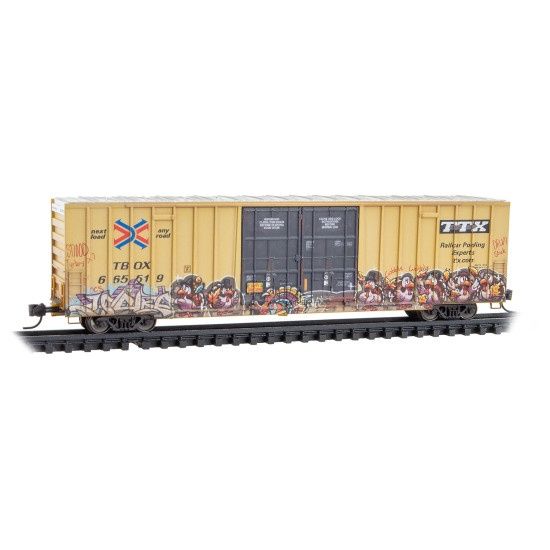 60&#39; High-Cube Boxcar TTX Rd# 665519