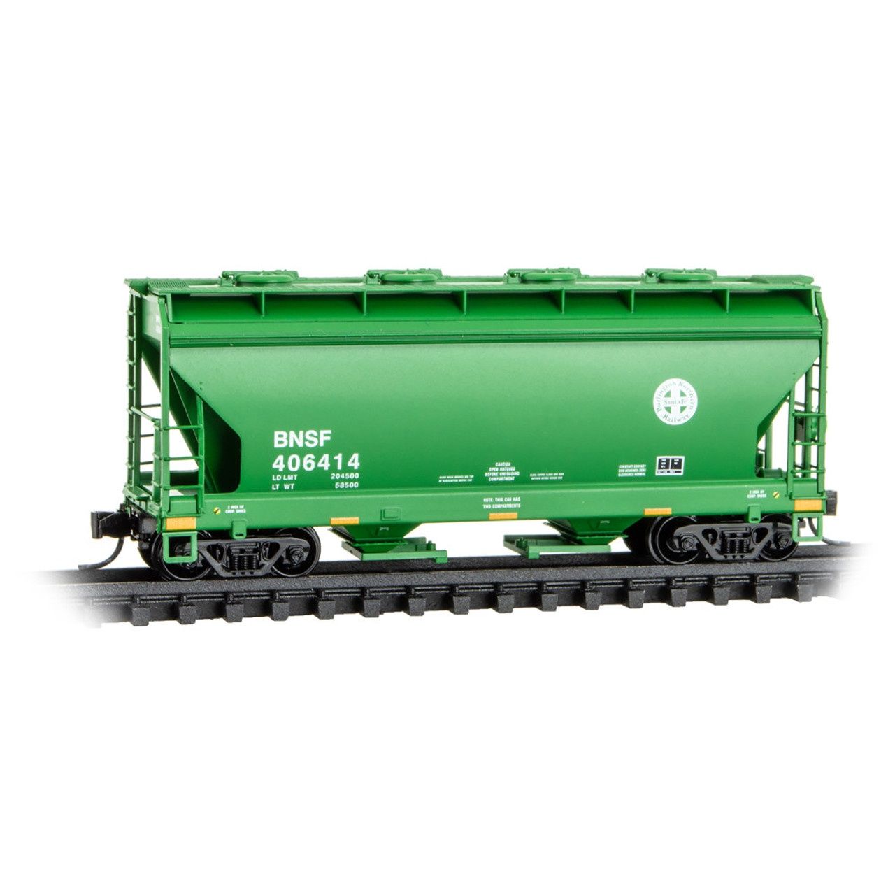 2-Bay Cement Hopper BNSF Rd# 406414
