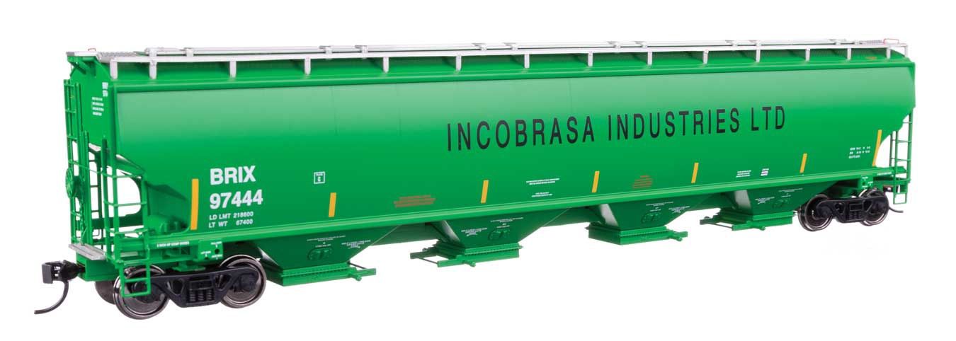 67&#39; Trinity 6351 4-Bay Covered Hopper BRIX, Road Number: 97444