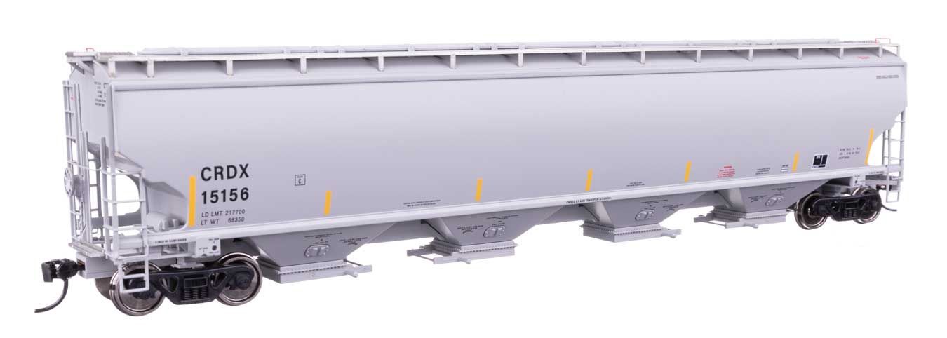 67&#39; Trinity 6351 4-Bay Covered Hopper CRDX, Road Number: 15156