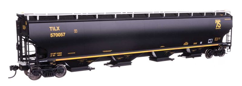 67&#39; Trinity 6351 4-Bay Covered Hopper TILX