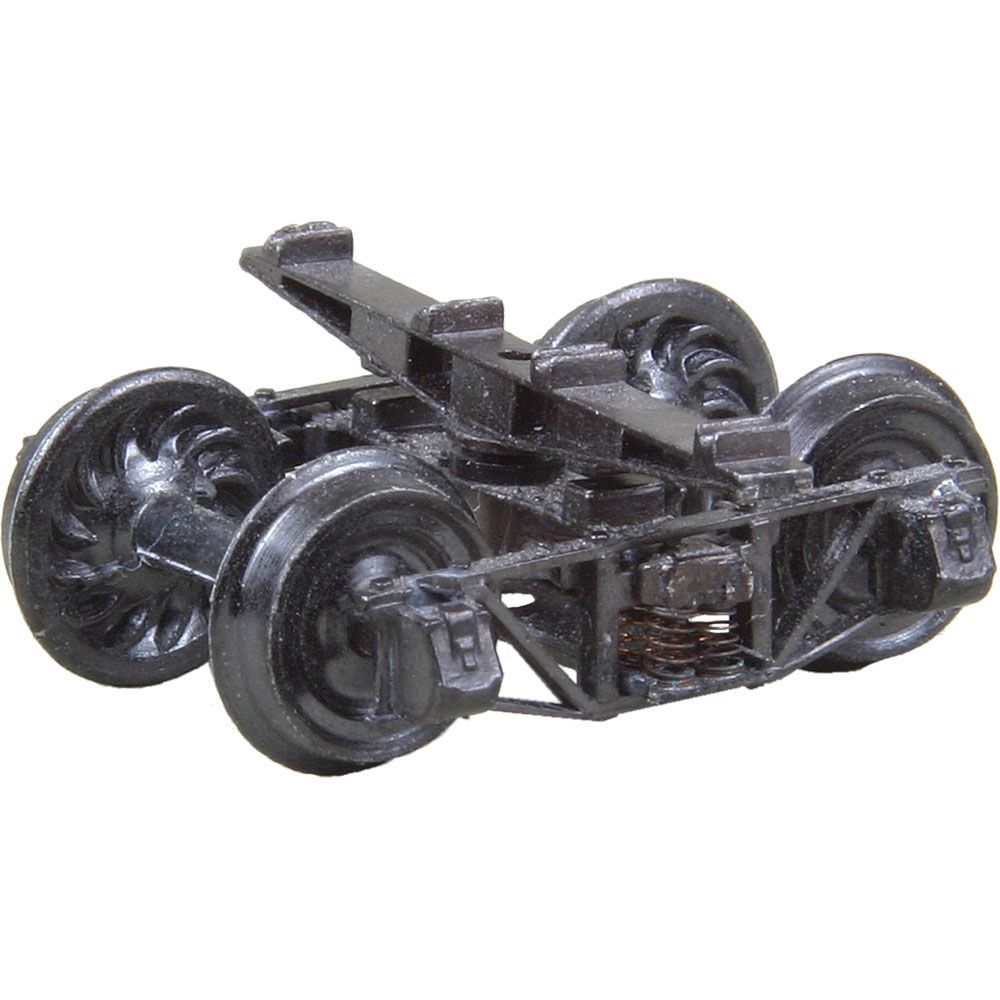 HOn3 Scale 4&#39; 6&quot; Arch Bar Metal Trucks (4 ft 6 in)