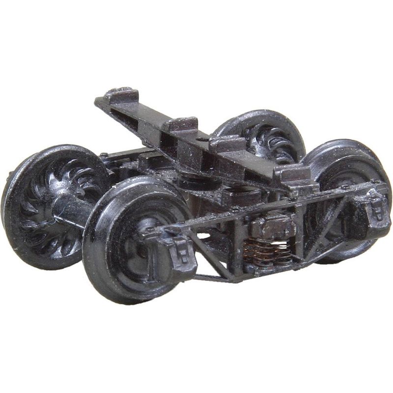 HOn3 Scale 4&#39; 6&quot; Arch Bar Metal Trucks (4 ft 6 in)