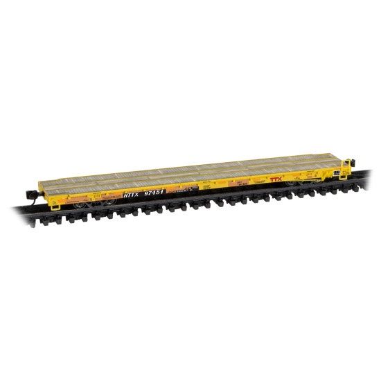 60&#39; Wood Deck Modern Flatcar #97451