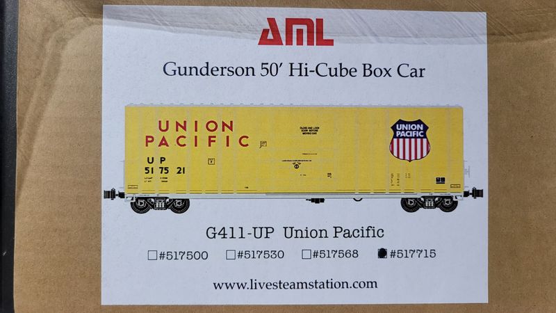 AML Gunderson High Cube Box Car UP