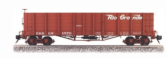 D&amp;RGW Flying Rio Grande High Side Gondola
