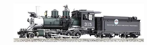 2-8-0 D&amp;RGW C-18 #315 Moffat Logo (Electric)