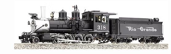 2-8-0 D&amp;RGW C-18 #318 Flying Rio Grande (Electric)