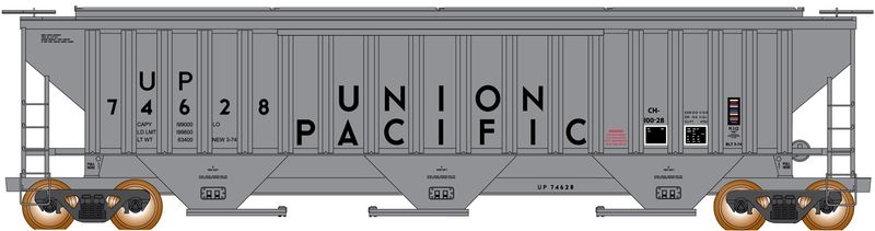 Union Pacific 4750 Covered Hopper