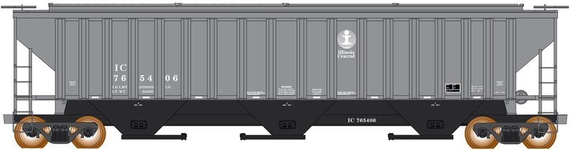 Illinois Central 4750 Covered Hopper