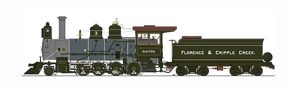 ET&amp;WNC and FLorence &amp; Cripple Creek 2-8-0, Live Steam (Deposit)
