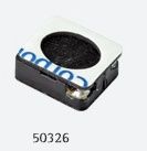 Loudspeaker 14mm x 12mm square, 8 Ohms, 1~2W, with integrated sound chamber