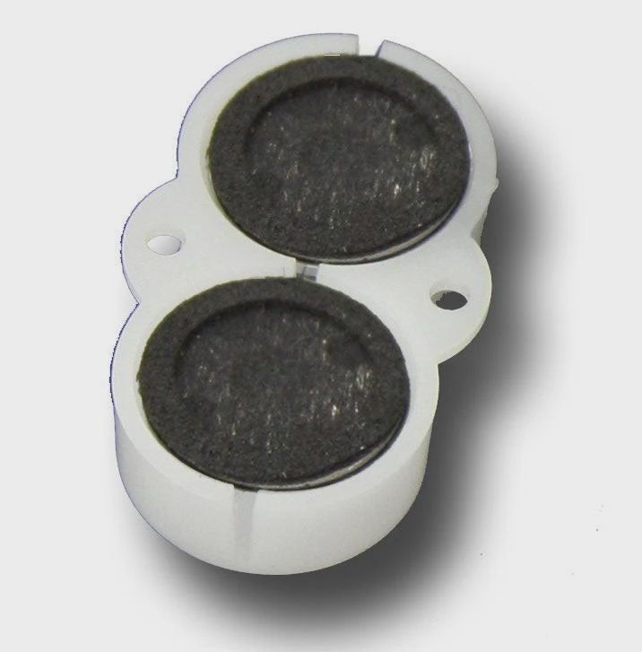 Two loudspeakers 13 mm, 8 ohms, round, 1~2W, with sound chamber