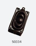 Loudspeaker 20mm x 40mm, square, 4 Ohms, with sound chamber