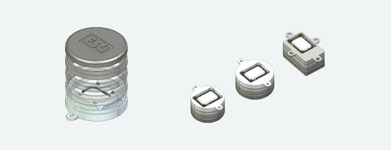 Speaker set, Single 11x15mm, Modular Soundbox kit for 20mm, 23mm, 16x25mm