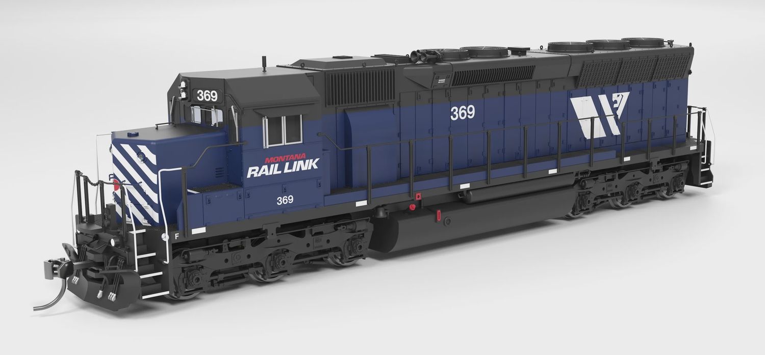 EMD SD45, MRL 369, Blue w/ &quot;W&quot; logo (2000-2015), Paragon4 Sound