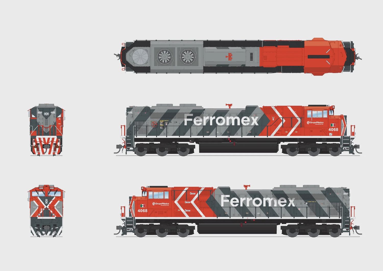 EMD SD70ACe, Ferromex 4079, Paragon4 Sound