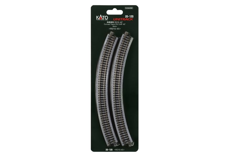 R315-45 Curved Track (4 ea) (12 3/8-45d)