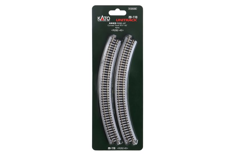 R282-45 Curved Track (4 ea) (11-45d)