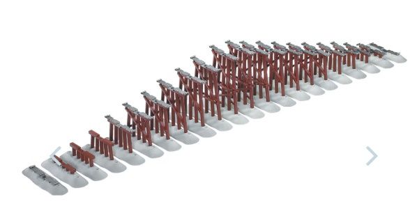 FasTrack Graduated Trestle Set