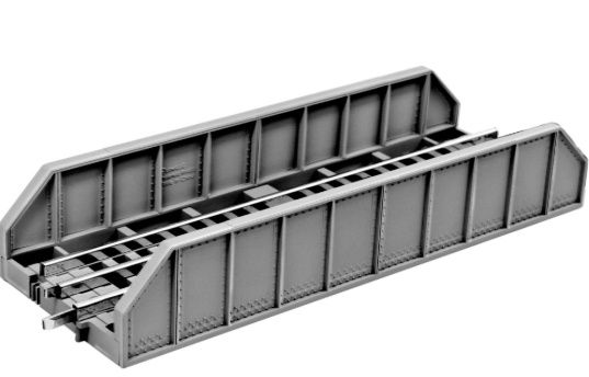 10&quot; Girder Bridge Track -Grey