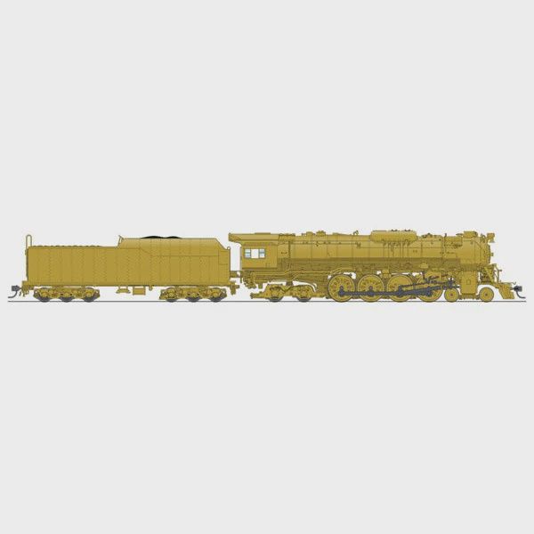 C&amp;O J3a 4-8-4 Unlettered Painted Brass